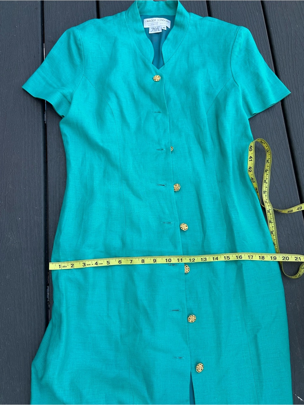 Vintage linen dress - Picture 7 of 8